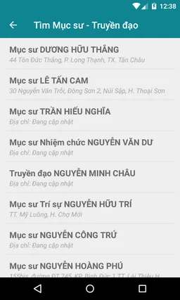 Danh Bạ Hội Thánh screenshot 1