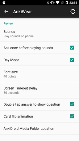AnkiWear for AnkiDroid screenshot 1