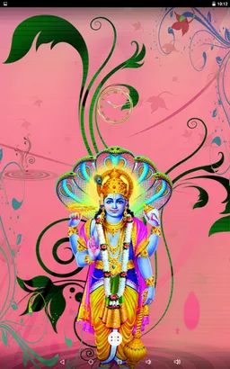 God Vishnu Clock LWP screenshot 15