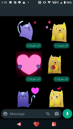 Animated Kitten Sticker screenshot 8