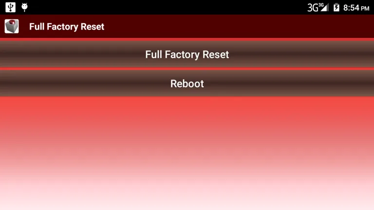 Full Factory Reset screenshot 2