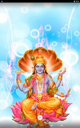 God Vishnu Clock LWP screenshot 14