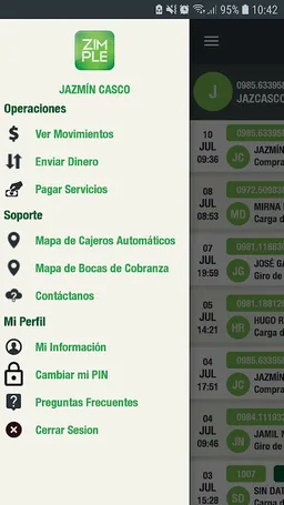 Billetera Zimple screenshot 1