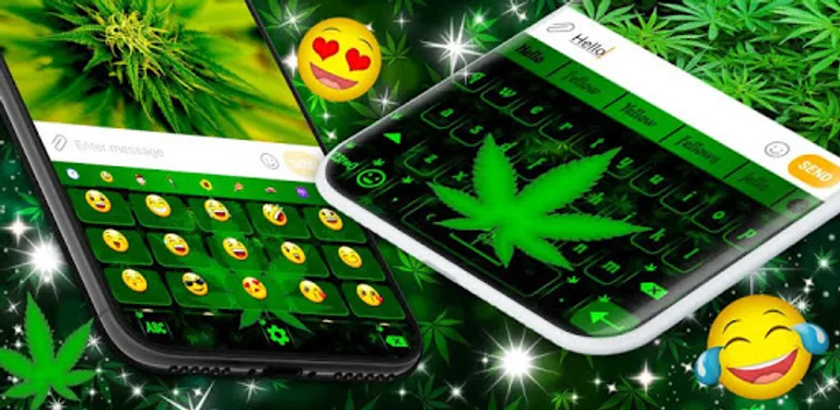 Rasta Keyboard 🌿 Rasta Green Weed Theme Keyboards cover image