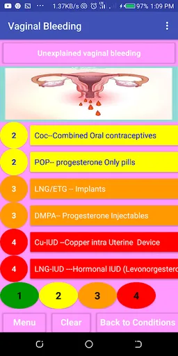 Contraceptive MEC screenshot 3