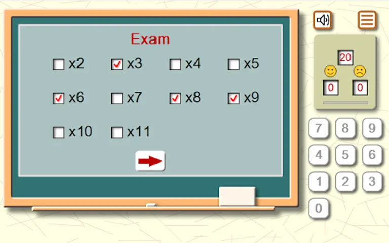 Multiplication Tables: Learning, Practice, Exam screenshot 4