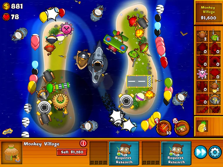 Bloons Monkey City screenshot 2