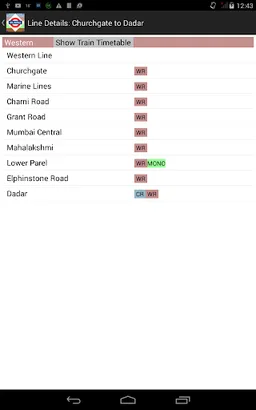 Mumbai Train Route Planner screenshot 8