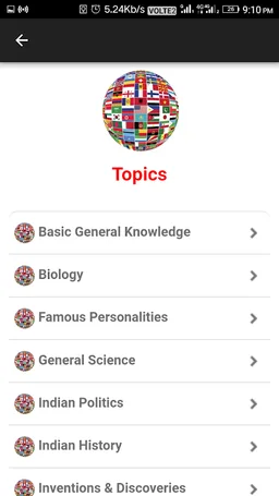 General Knowledge Quiz (GK MCQ Test) screenshot 2