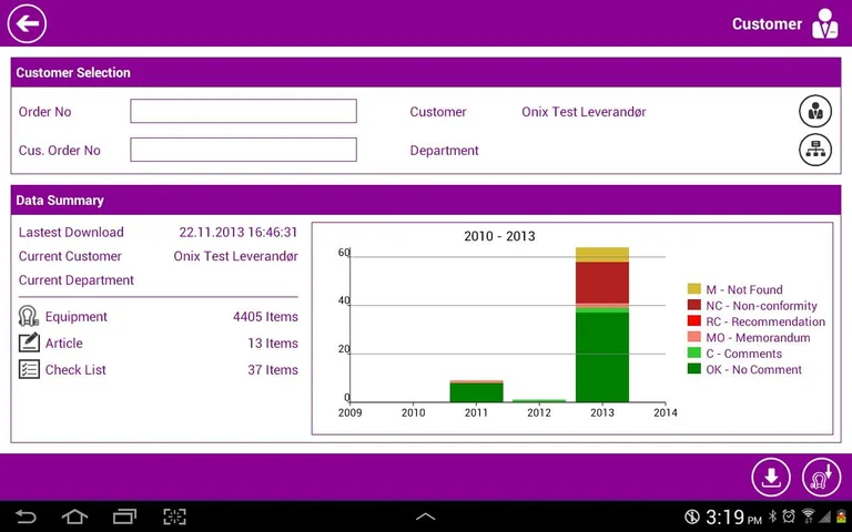 Onix Inspection (Tablet) screenshot 2