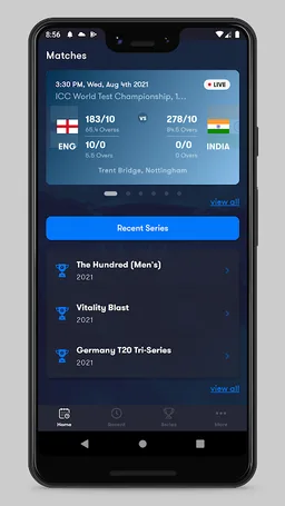 Cricket: Live Line & Fastest Live Score screenshot 7
