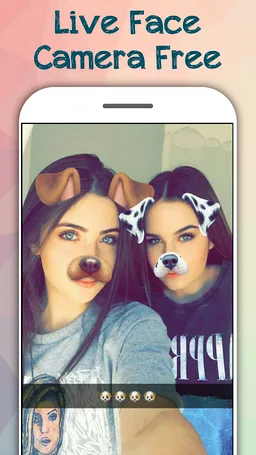 Live Face Camera Free cute & funny motion sticker screenshot 7