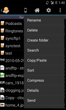 AndExplorer screenshot 7