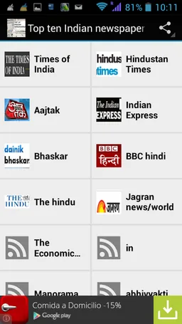 Top 10 Indian newspapers & mag screenshot 11