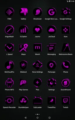 Black and Purple Icon Pack v3.1 screenshot 11