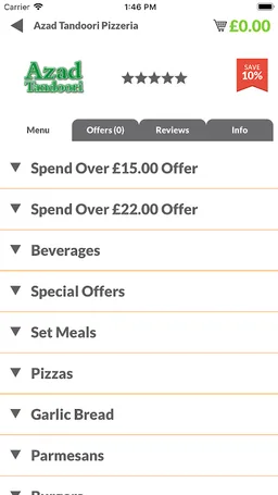 Azad Tandoori screenshot 2