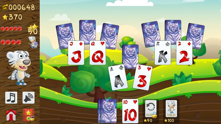 Tiger Solitaire: Fun tripeaks card solitaire screenshot 16