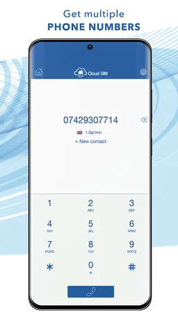 Cloud SIM: Second Phone Number - Calling & Texting screenshot 7