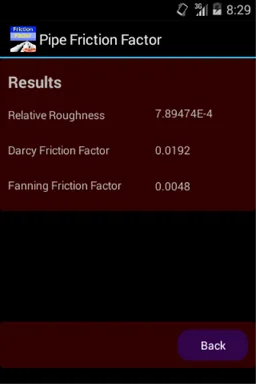 Pipe Friction Factor Lite screenshot 4