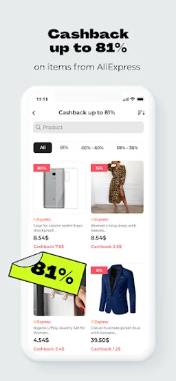 Backit cashback: AliExpress... screenshot 3