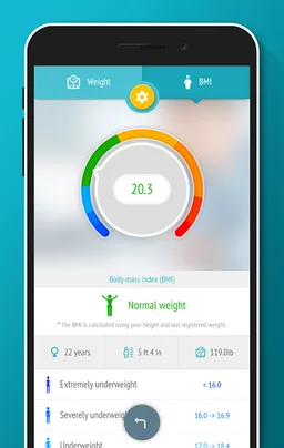 Weight loss tracker screenshot 2