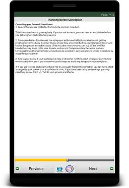 Pregnancy eBook screenshot 7