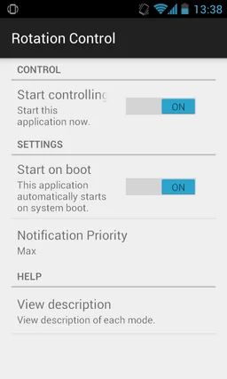 Rotation Control screenshot 8