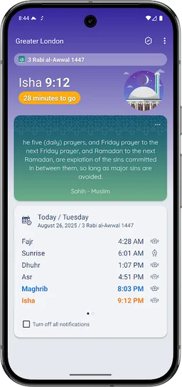 Prayer Times, Azan, Qibla screenshot 2