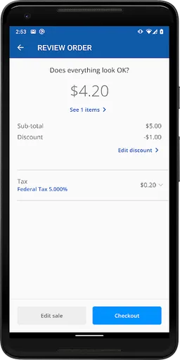 Chase Mobile Checkout screenshot 3