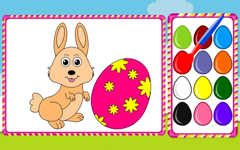 Bunny and Friends Coloring screenshot 4