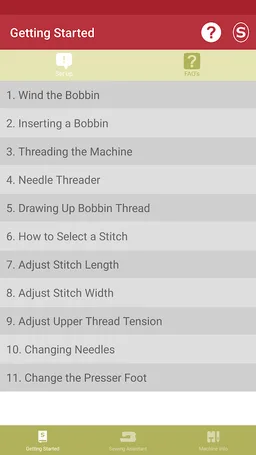 SINGER® Sewing Assistant screenshot 2