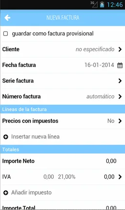 FacturaDirecta Clásico screenshot 4