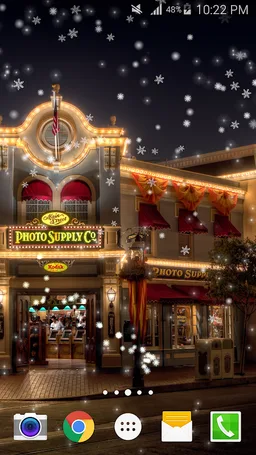 USA Snow Night Live Wallpaper screenshot 8