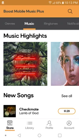 Boost Mobile Music Plus screenshot 2
