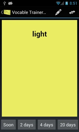 Vocabulary Trainer Flashcards screenshot 12