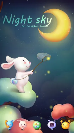Night sky GO Launcher Theme screenshot 1