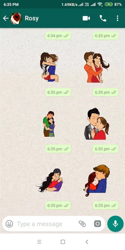 Valentine WAStickers - Valenti screenshot 6