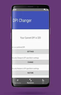 Screen Resolution Changer DPI Changer DPI Checker screenshot 2
