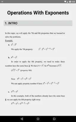 Intermediate Math screenshot 5