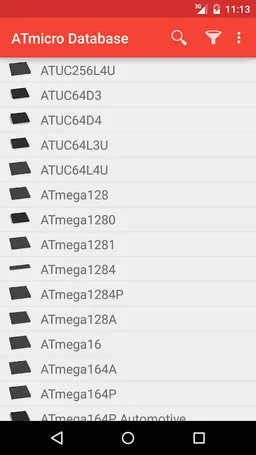 ATmicro Database screenshot 1