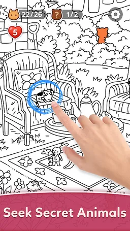 Find Hidden Cats- Spot it! screenshot 2