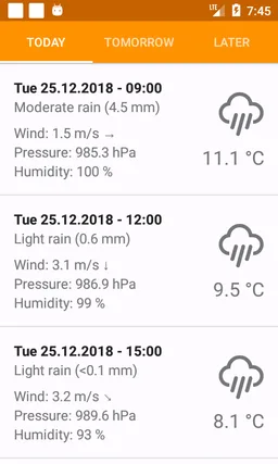 worldwide weather forecast 2019 screenshot 6