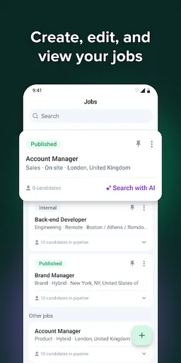 Workable screenshot 2