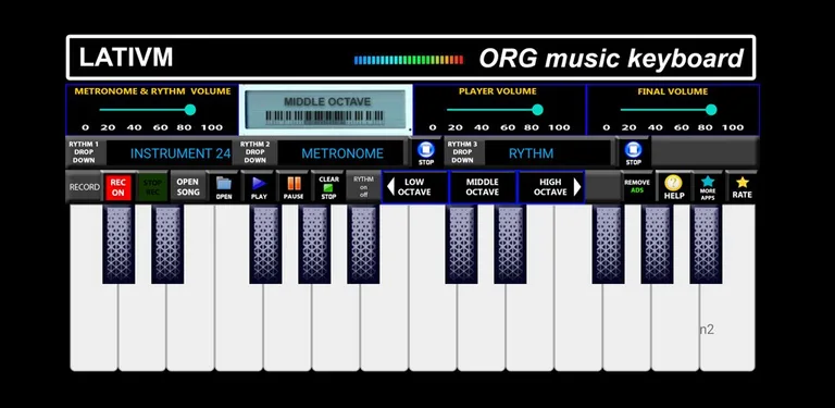 ORG music keyboard cover image