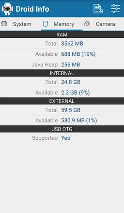 Droid Hardware Info screenshot 7