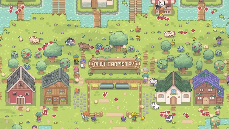 Mini Farmstay : Pixel Farm screenshot 1