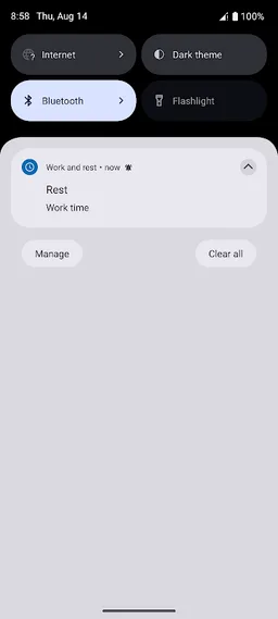 Work and rest - pomodoro screenshot 4