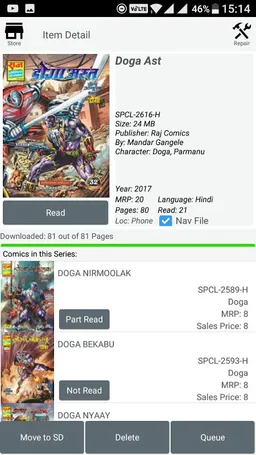 Raj Comics (Hindi Comic) screenshot 2