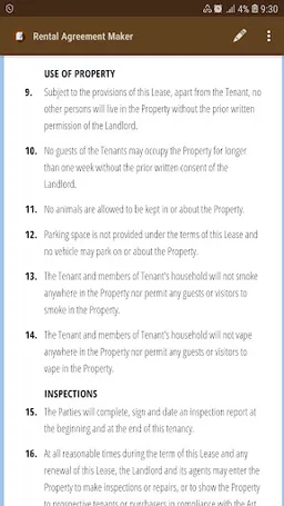 Rental Agreement Maker screenshot 8