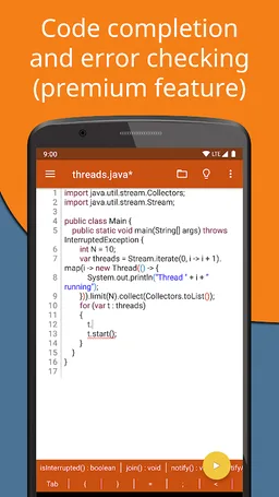 Jvdroid - IDE for Java screenshot 4